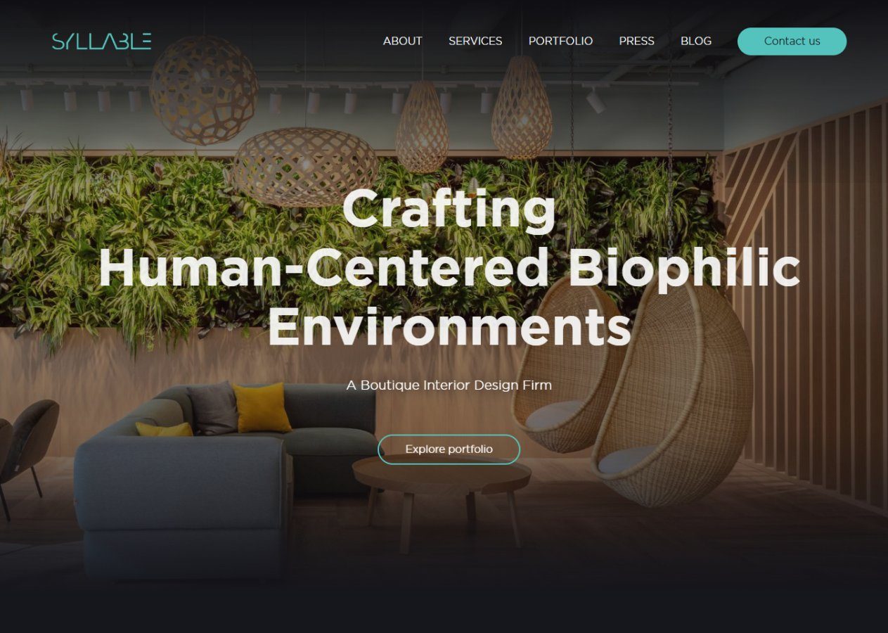 Syllable Design website